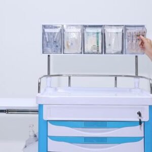Medical Anesthesia Trolley Hospital Multi-Function Emergency Trolley Cart Medication Anesthesia Trolley With Wheels