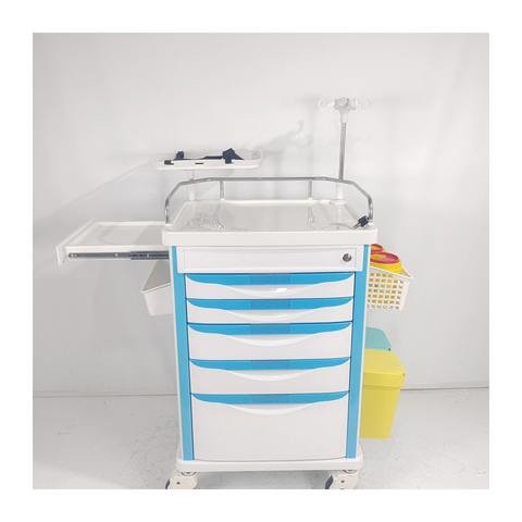 Medical Equipment Trolley Hospital Trolley Hospital Furniture ABS Emergency Medicine Anesthesia Trolley Cart